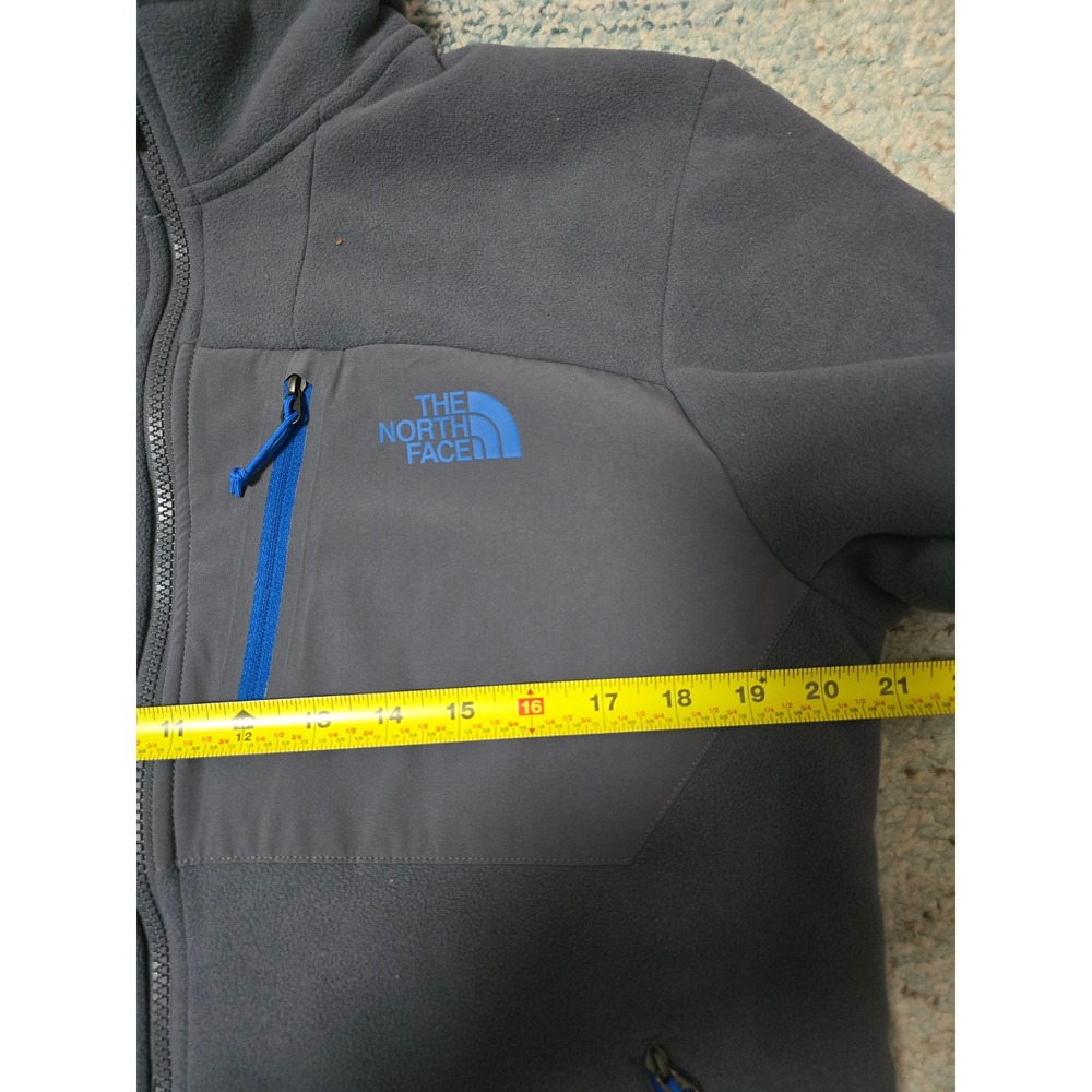 The North Face Mens Gray Fleece Jacket Full Zip Outdoor‎ Coat M/M Medium (K) - Picture 6 of 7
